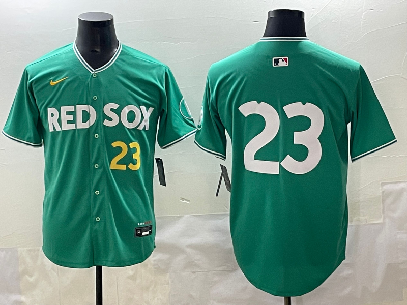 Men's Boston Red Sox Dennis Boyd #23 Green 2025 City Connect Limited Jersey